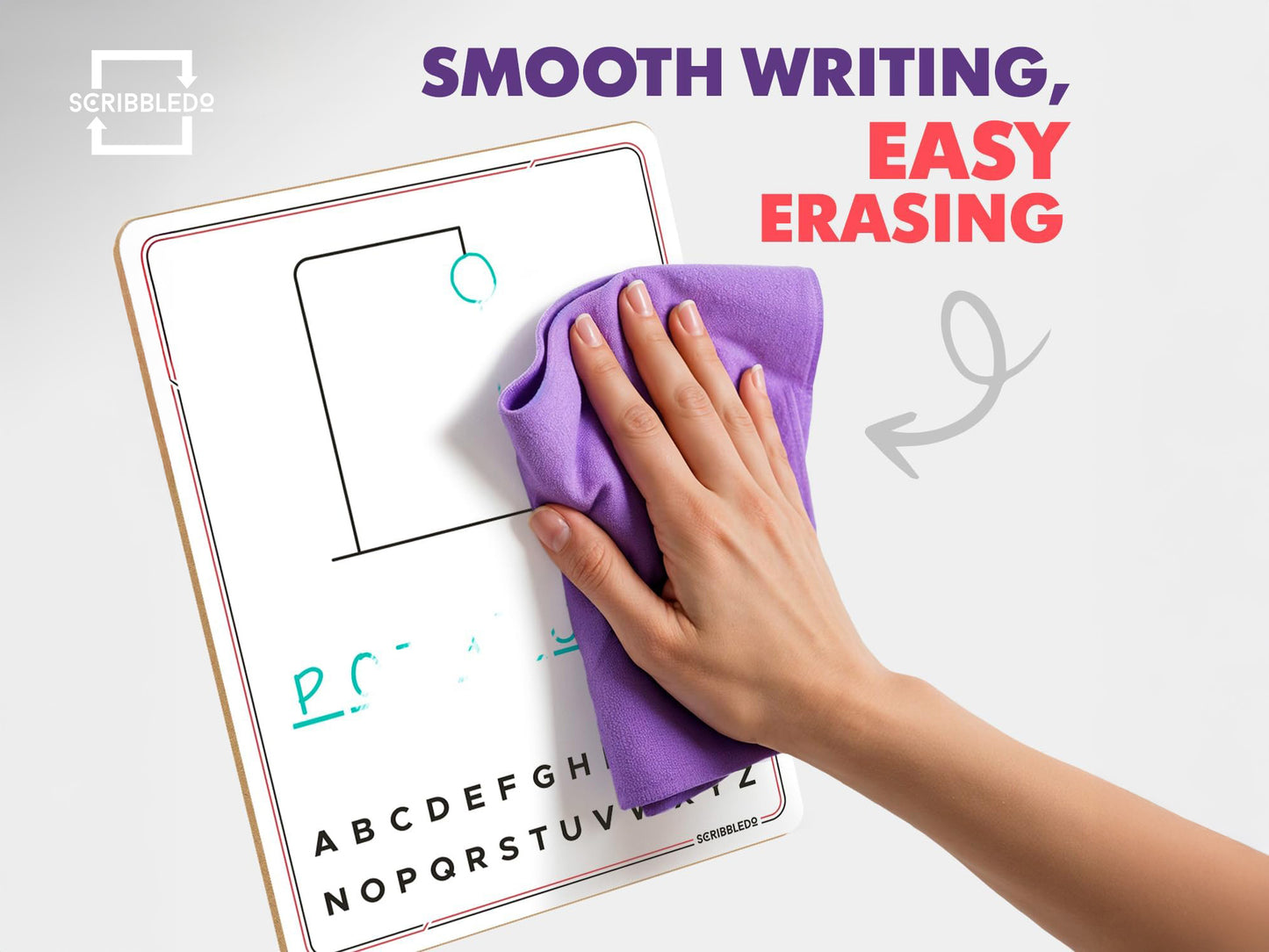 Hangman Dry Erase Board – 9x12 Reusable Whiteboard Game