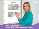 24"x30" Giant Dry Erase Notebook Magnet – Classroom Whiteboard Teaching Aid