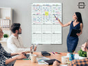Magnetic Glass Whiteboard Calendar 34"x46" Yearly Planner