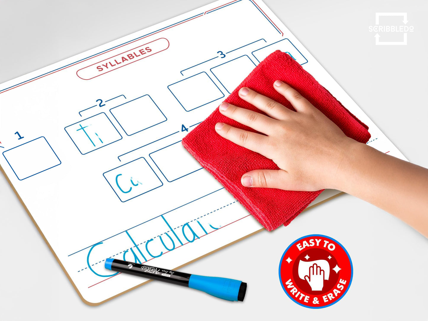 Sounds & Blends / Syllables Whiteboard 9"x12"