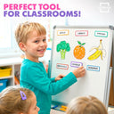 Dry Erase Magnetic Labels 3.1" x 1.2" 10 Pk