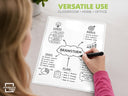 Large White Dry Erase Flexic Sheet 11"x14" (10 pc)