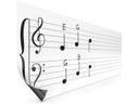 45"x17" Dry Erase Magnetic Music Staff Whiteboard
