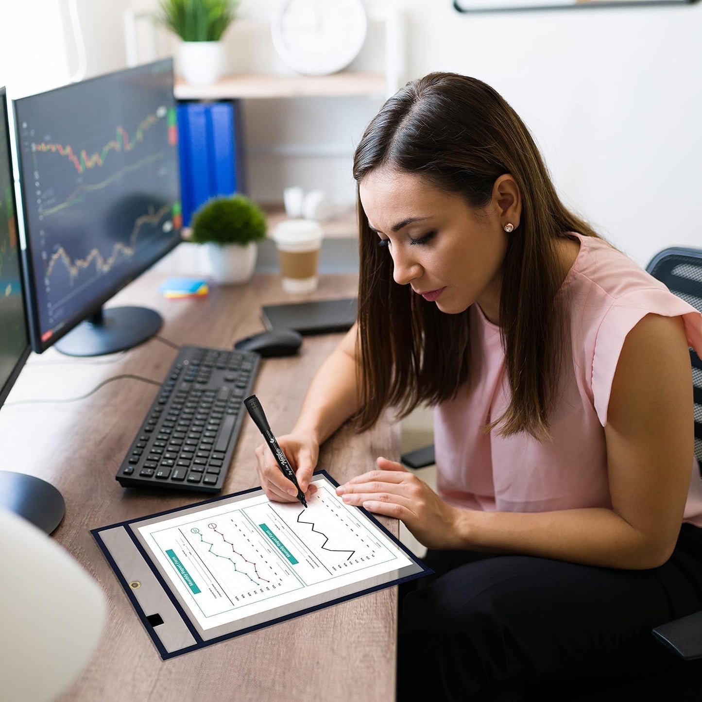 Job Ticket Holders 9x12 50 Pk