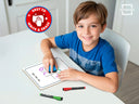 Tic Tac Toe Dry Erase Board – 9x6 Reusable Whiteboard Game