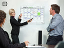 Magnetic Glass Whiteboard Calendar 18"x24" Monthly Planner