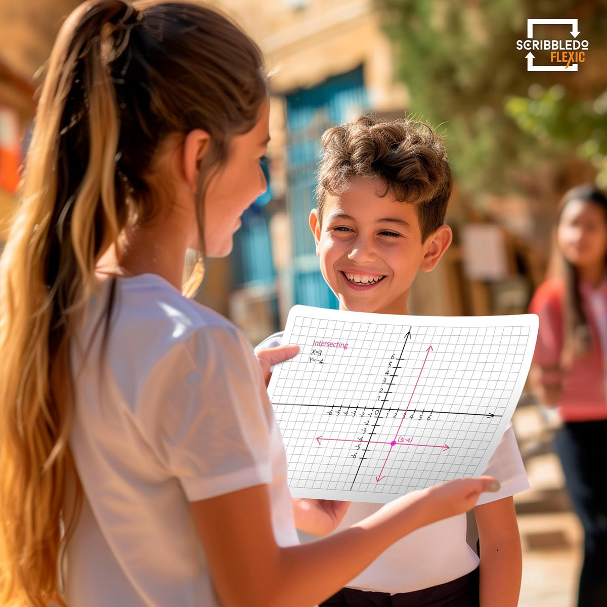 XY Graph Practice Dry Erase Flexic Sheet 9"x12" (10 pc)