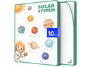 Solar System Planets Flexic Dry Erase Sheet 11"x14" (10 pc)