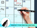 Magnetic Glass Whiteboard Calendar 34"x46" Yearly Planner