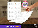 Fractions Practice Flexic Dry Erase Sheet 9"x12" (10 pc)