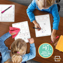 Multiplication Practice Dry Erase Flexic Sheet 9"x12" (10 pc)