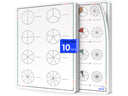 Fractions Practice Flexic Dry Erase Sheet 9"x12" (10 pc)