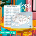 US Map Practice Flexic Dry Erase Sheet 11"x14" (10 pc)