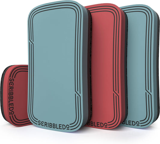 Boho Magnetic Dry Erase Eraser 2x4 Inch 4 Pack