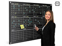 Black Magnetic Glass Whiteboard Calendar 34"x46" Yearly Planner
