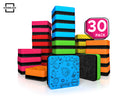 30 pack Magnetic Dry Erase Erasers Assorted Colors