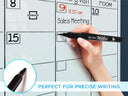 Magnetic Glass Whiteboard Calendar 18"x24" Monthly Planner