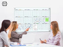 Magnetic Glass Whiteboard Calendar 24"x36" Yearly Planner