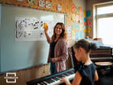 45"x17" Dry Erase Magnetic Music Staff Whiteboard