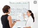 Magnetic Glass Whiteboard Calendar 34"x46" Yearly Planner