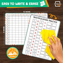 Multiplication Dry Erase Flexic Sheet 9"x12" (10 pc)