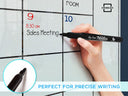 Magnetic Glass Whiteboard Calendar 24"x36" Yearly Planner