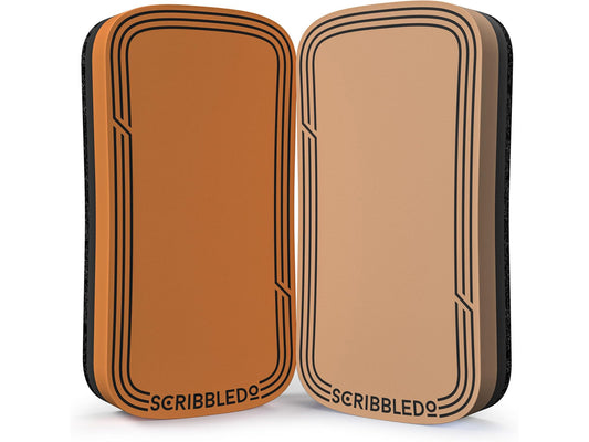 2 Pack Brown Boho Magnetic Dry Erase Erasers