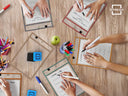 6 Pack Boho Dry Erase Pockets