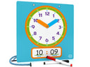 Dry Erase Learning Clock with 2 Markers