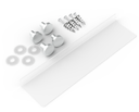 Complete Glass Whiteboard Hardware Kit