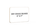 Double Sided Dry Erase Whiteboard  5"x7"