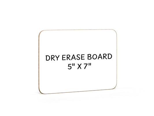 Double Sided Dry Erase Whiteboard  5"x7"