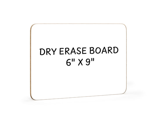 Personal Dry Erase Whiteboard 6"x9"