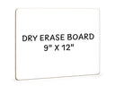 Dry Erase Whiteboard 9"x12"