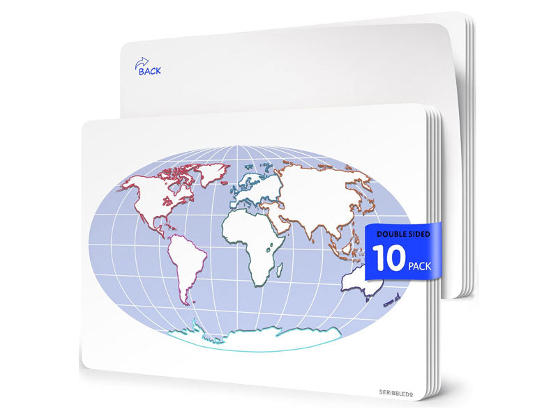 Continent Practice Flexic Dry Erase Sheet 9"x12" (10 pc)