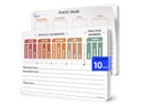 Place Value Practice Flexic Dry Erase Sheet 9"x12" (10 pc)