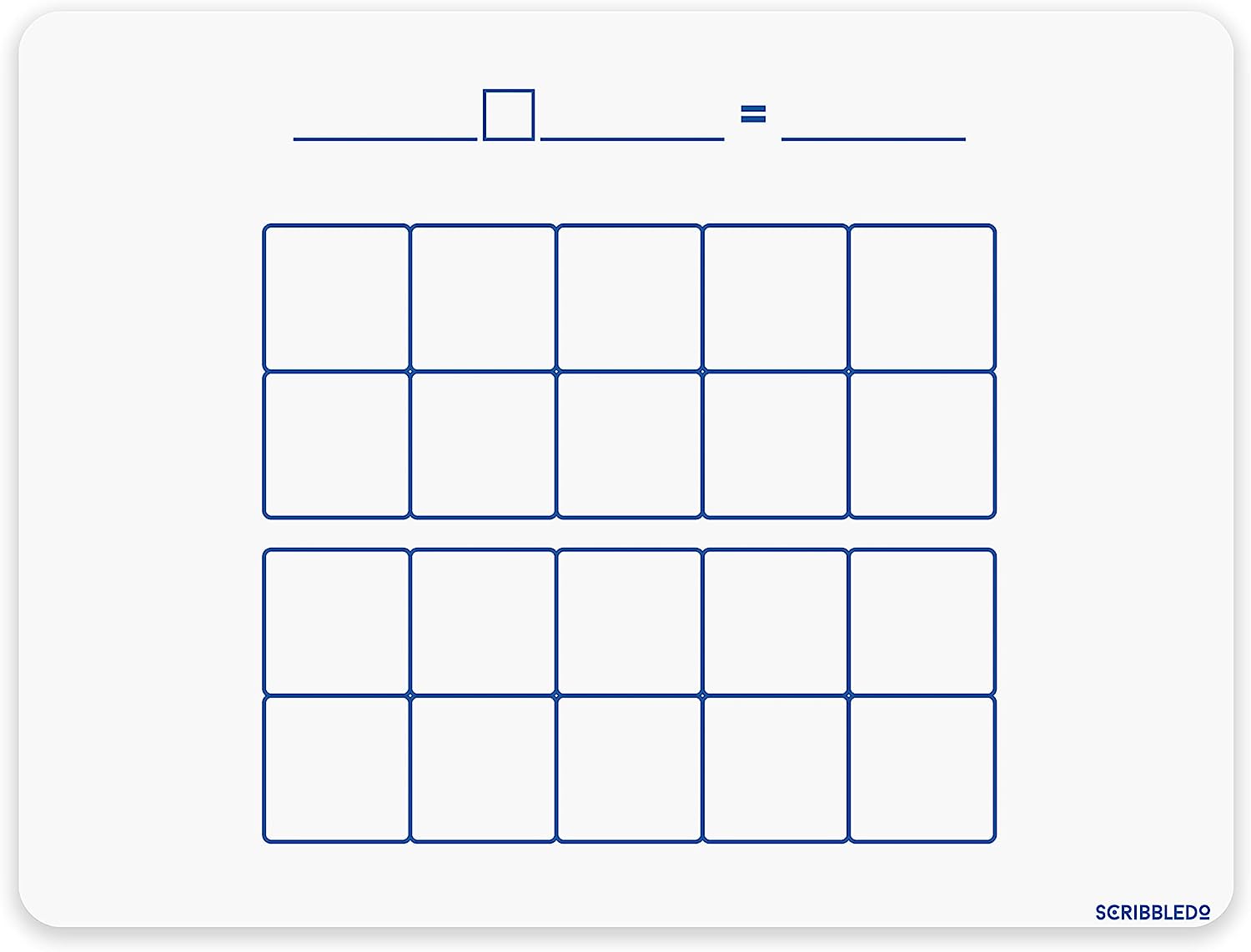 9x12 ten frame magnetic board for school