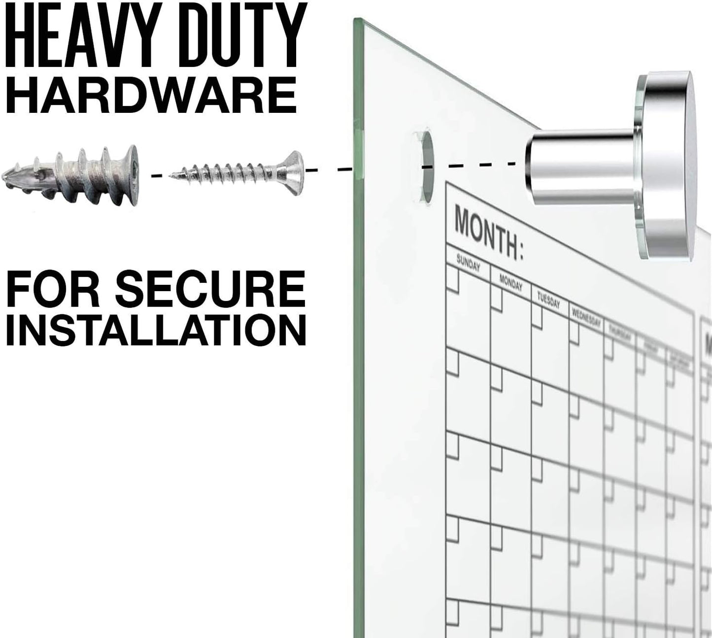 yearly 34x46 glass whiteboard calendar for wall