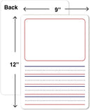 double sided whiteboard 9x12