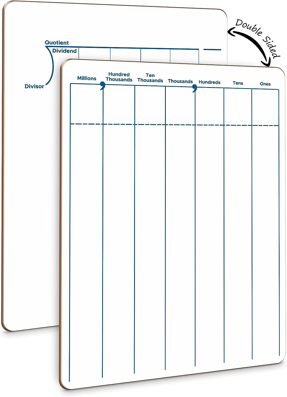 Division & Place Value Whiteboard 9"x12"