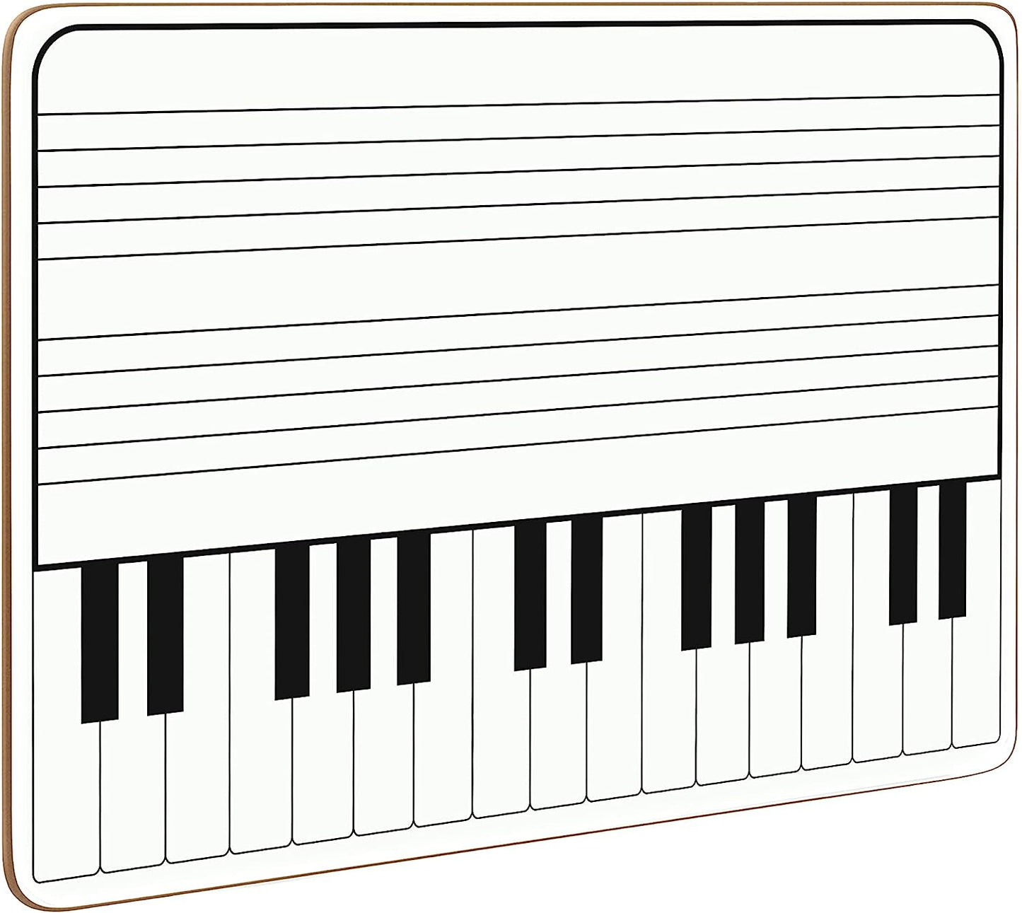 Keyboard Practice Double Sided Whiteboard 11"x14"