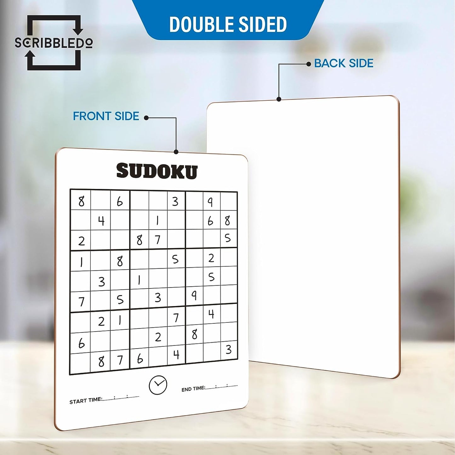 Scribbledo Sudoku White Board 9"x12"