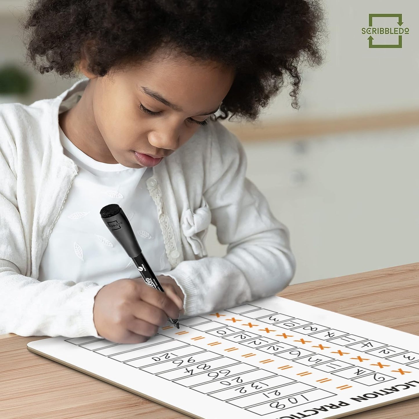 11"x14" multiplication chart for 3rd graders 