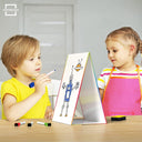 6 marker and 1 eraser table top magnetic easel