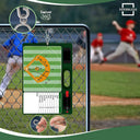 dry erase double sided baseball lineup board for coaches