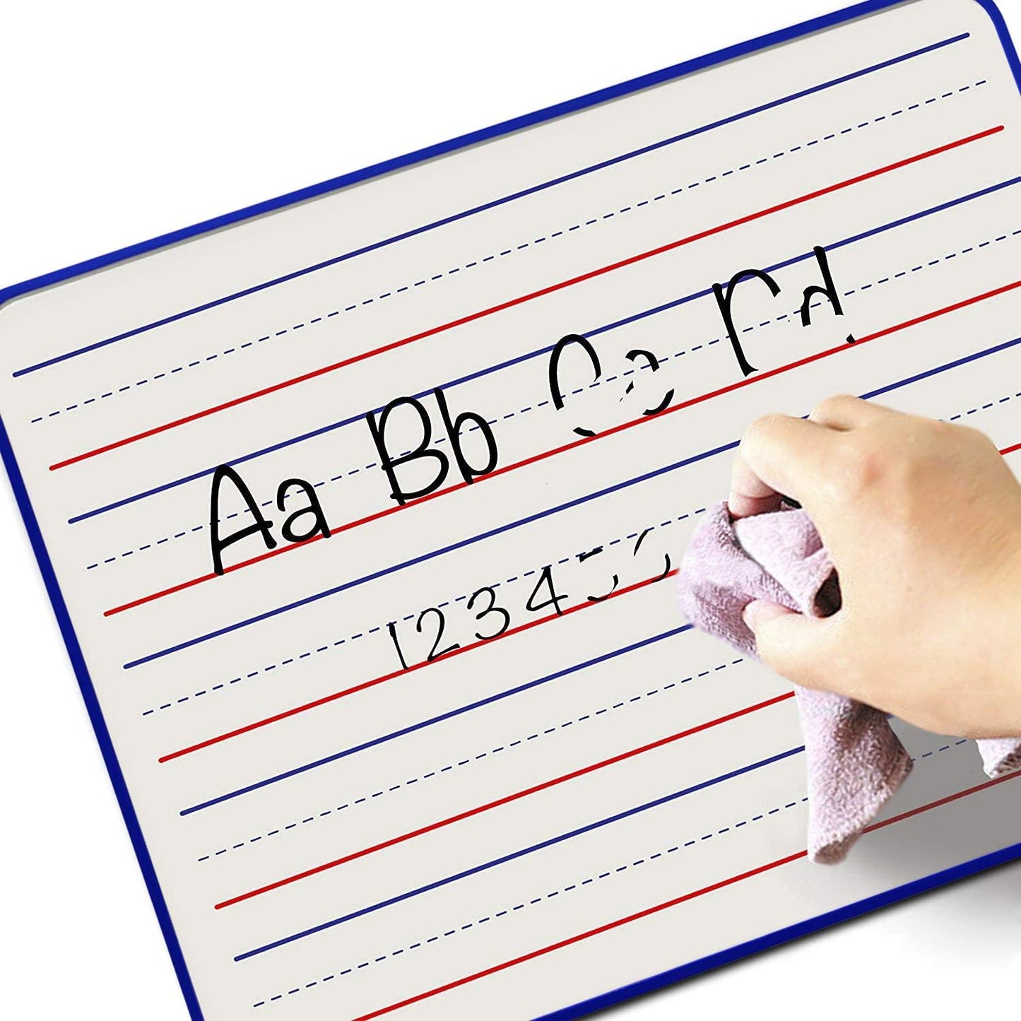 magnetic whiteboard with grid lines 9x12