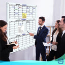 glass wall calendar for office scheduling 34x46