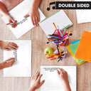 double sided dry erase piano practice board 