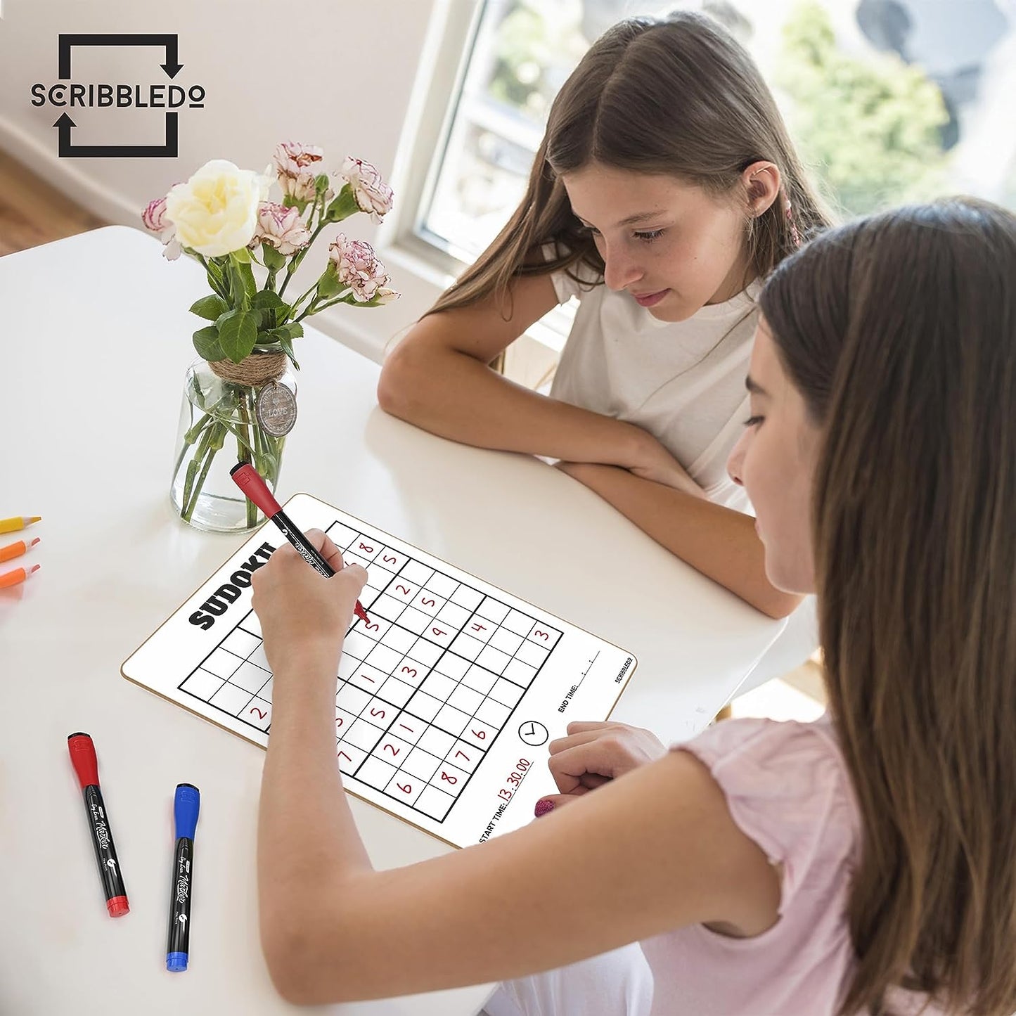 Sudoku White Board for Puzzle Challenges