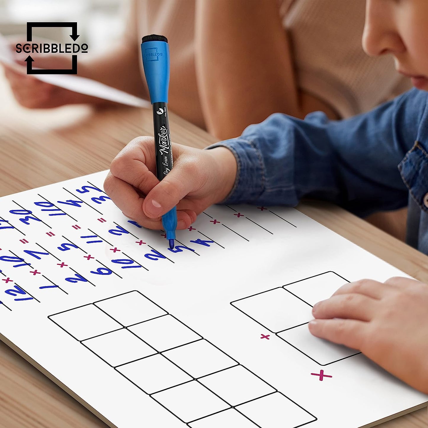 11x14 dry erase multiplication chart for 4th graders